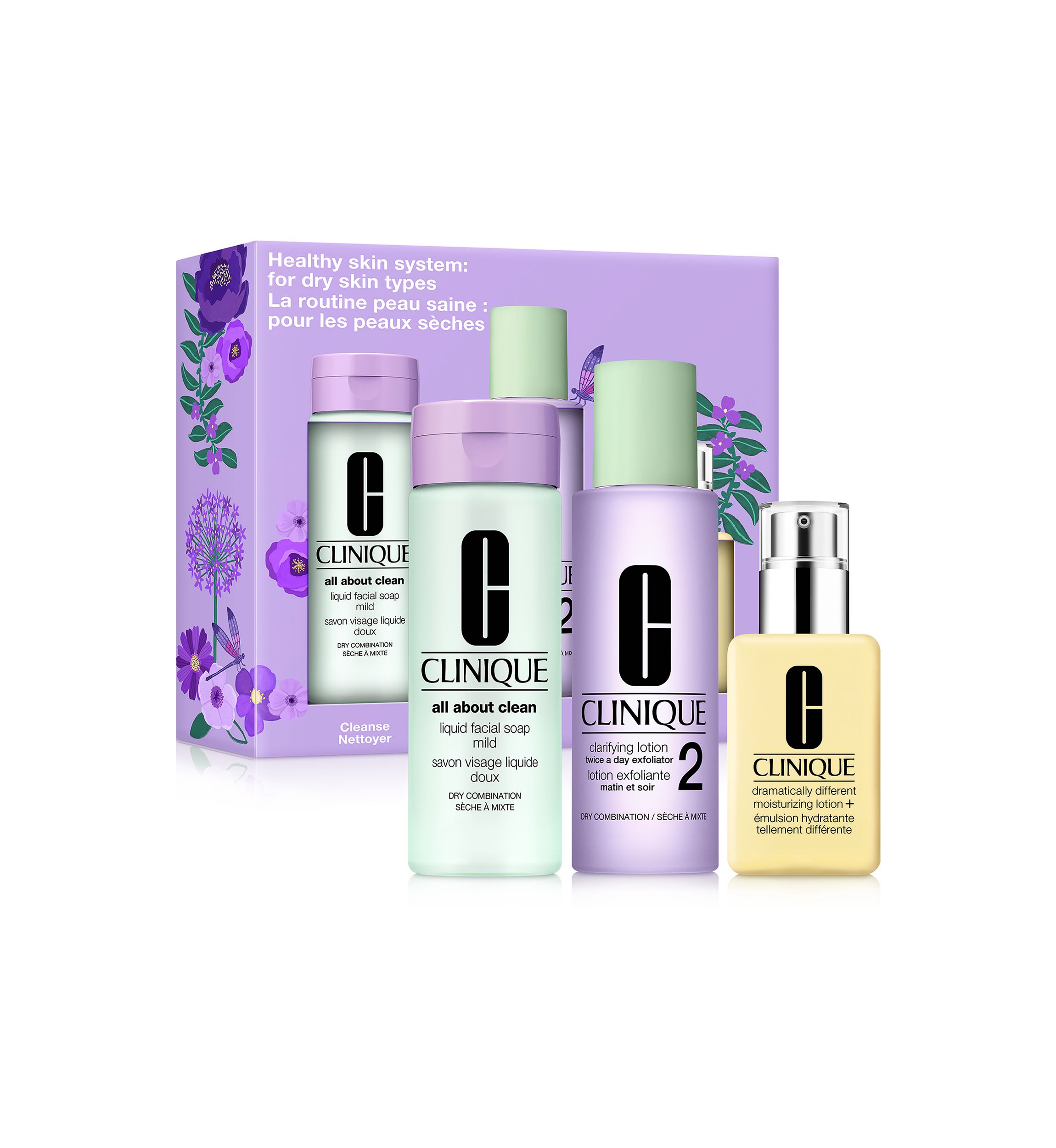Clinique Healthy Skin 3-Step System Skincare Gift Set - $84 Value