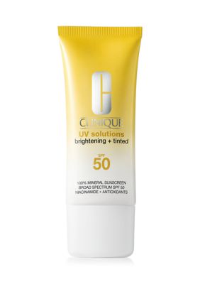 Clinique UV Solutions Brightening + Tinted Sunscreen Broad Spectrum SPF 50, 1.35 Ounces