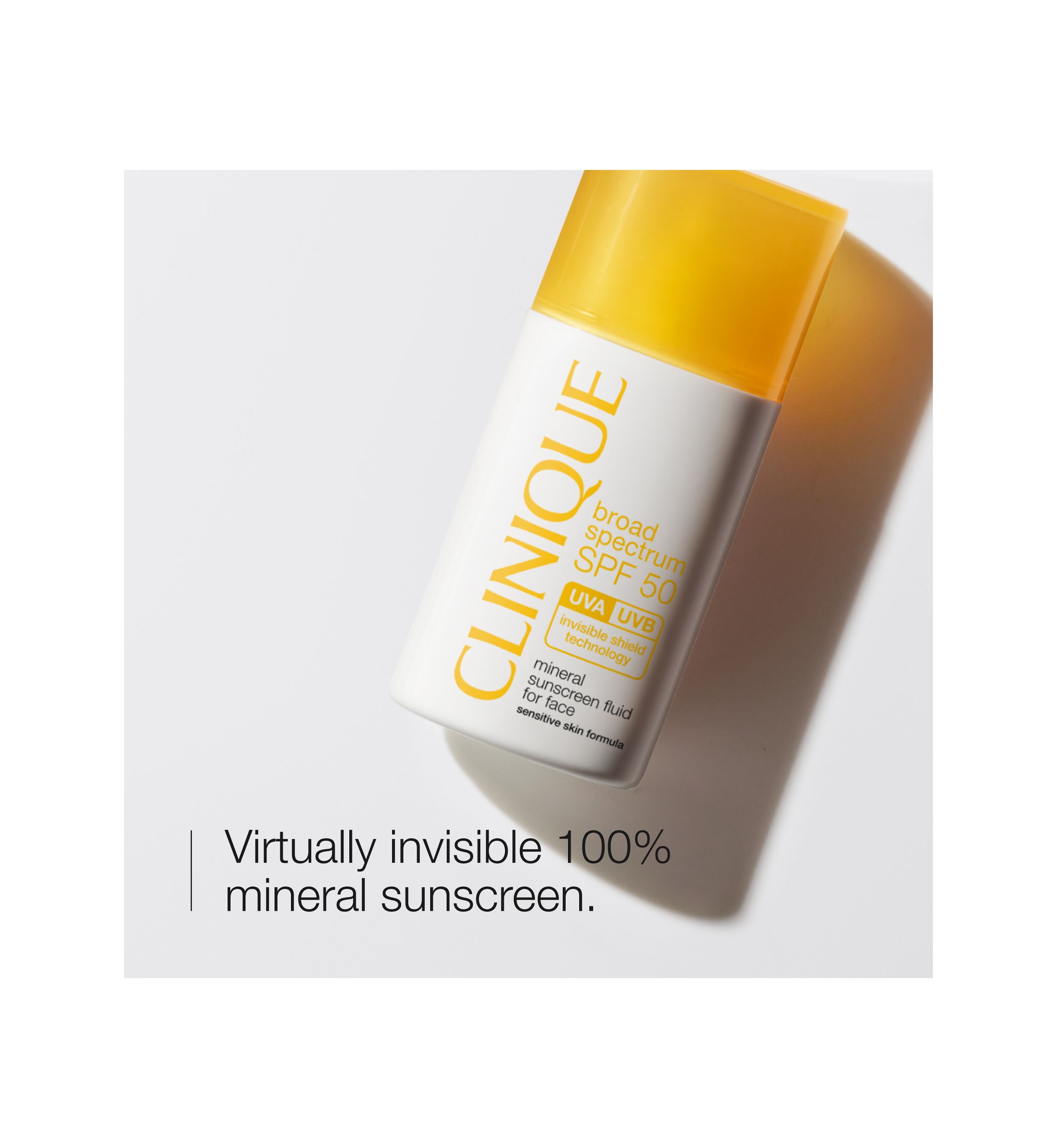 Broad Spectrum SPF 50 Mineral Sunscreen Fluid For Face