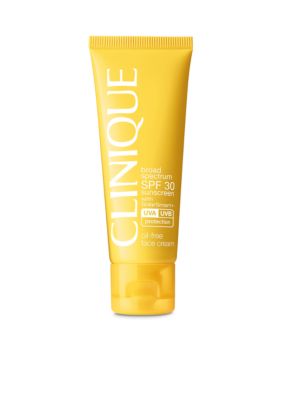 Clinique Broad Spectrum SPF 30 Oil-Free Face Cream Sunscreen, 1.7 Ounces