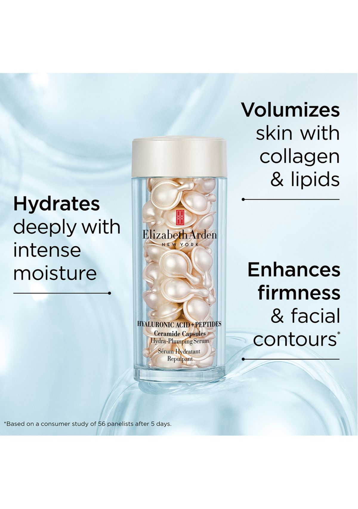 【未開封】Elizabeth Arden Hyaluronic 美容液 Elizabeth Arden Hyaluronic Acid + Peptides Ceramide Capsules Hydra