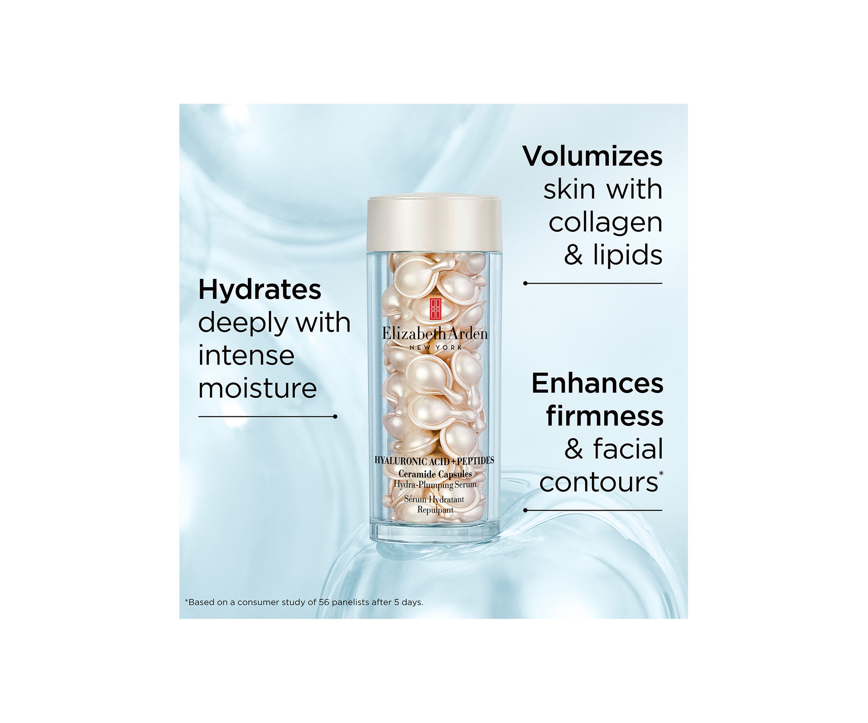 Hyaluronic Acid + Peptides Ceramide Capsules Hydra-Plumping Serum