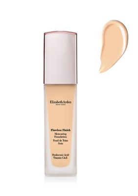 Elizabeth Arden Flawless Finish Skincaring Foundation with Hyaluronic Acid, Vitamin C & E, 1 Ounce