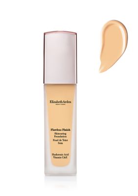 Elizabeth Arden Flawless Finish Skincaring Foundation with Hyaluronic Acid, Vitamin C & E, 1 Ounce