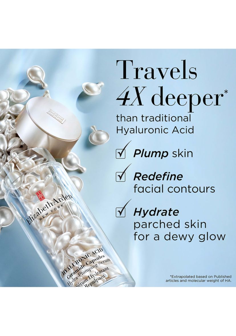 Hyaluronic Acid Ceramide Capsules Hydra-Plumping Serum, 90 Count