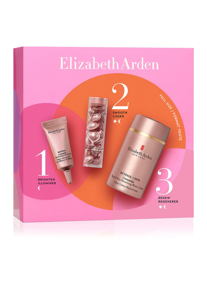 Smooth, Repair, and Firm Retinol + HPR Ceramide Water Cream 3 Piece Spring Gift Set - $145 Value!