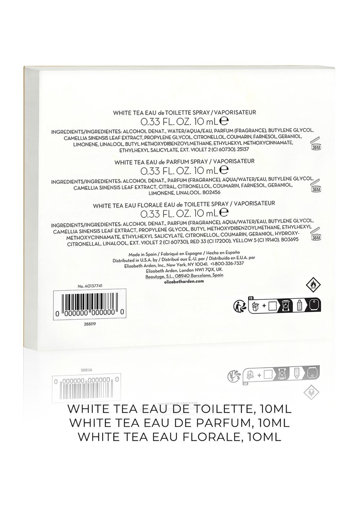 White Tea Fragrance Collection Mini Coffret - $42 value!