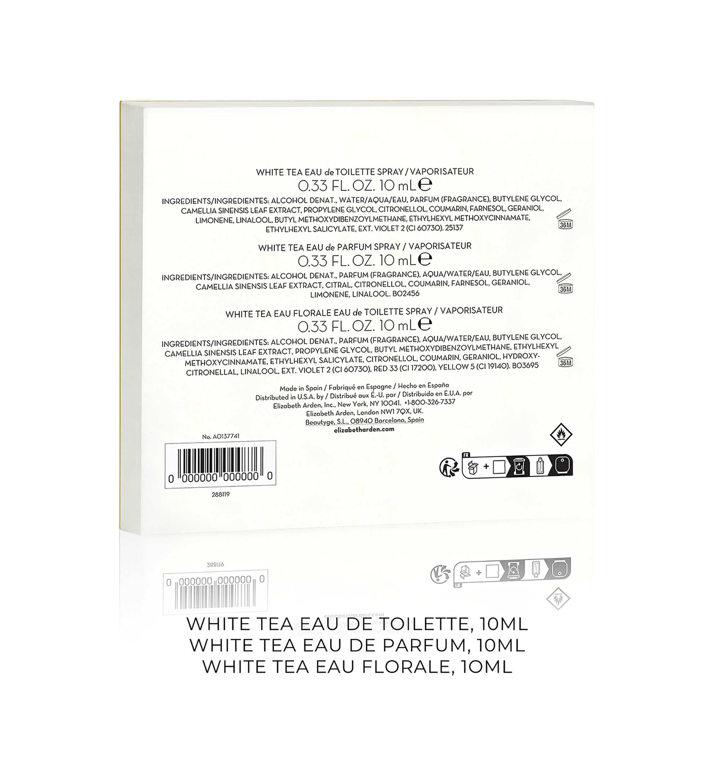 White Tea Fragrance Collection Mini Coffret - $42 value!