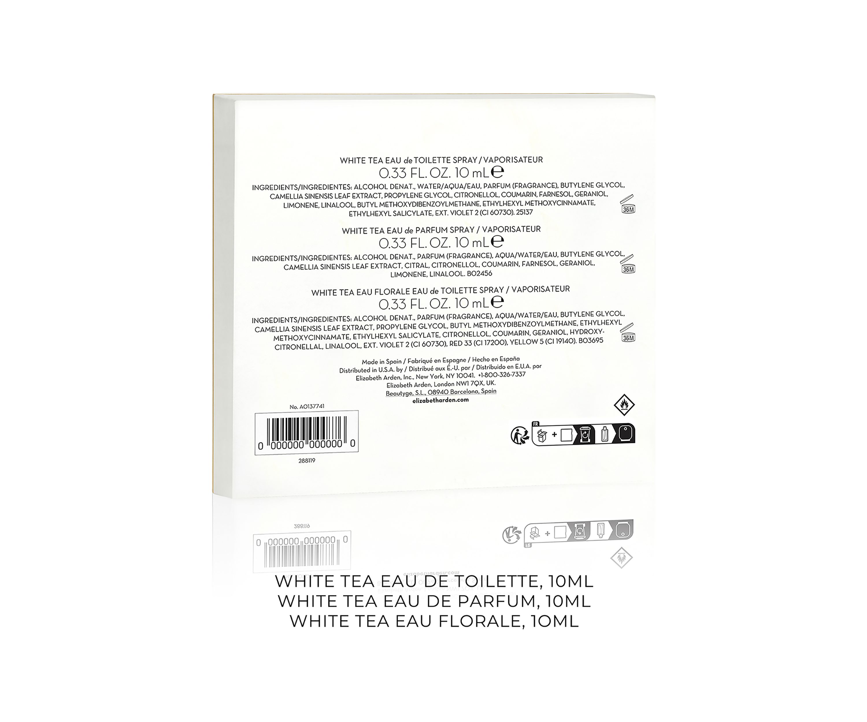 White Tea Fragrance Collection Mini Coffret - $42 value!
