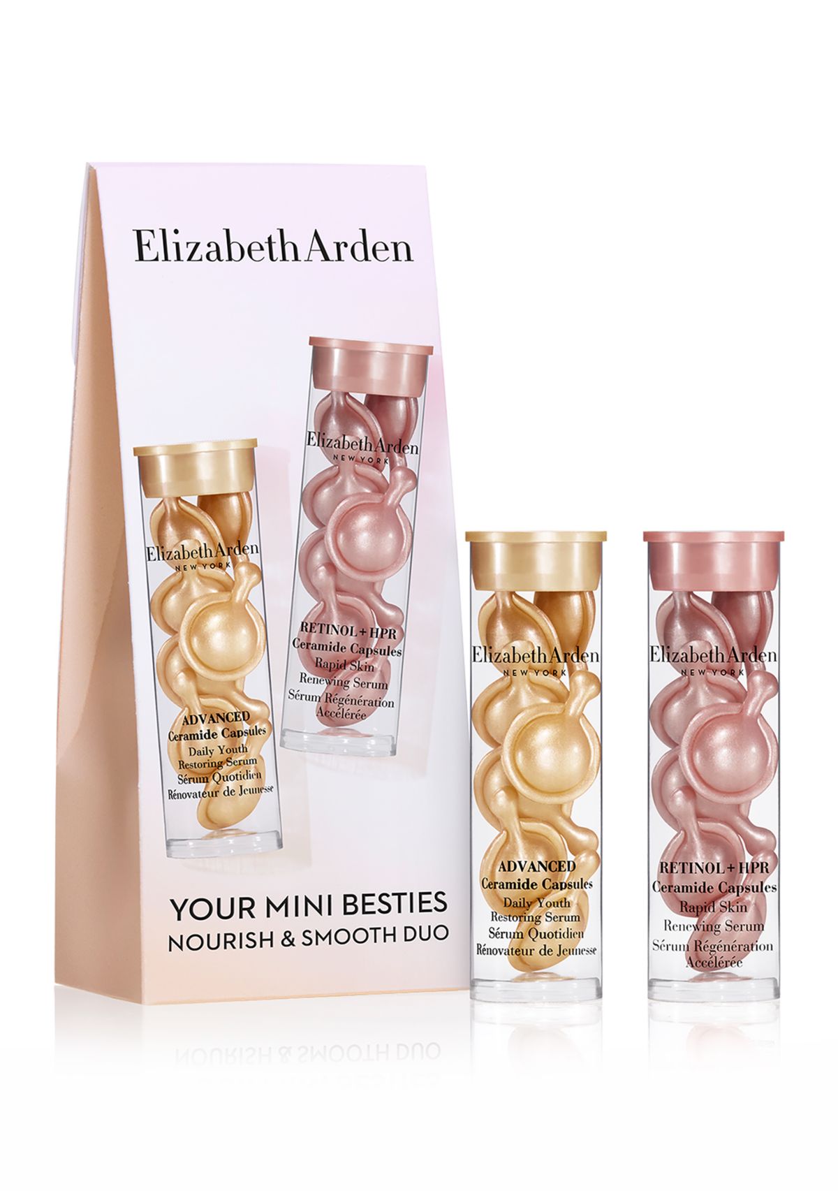 Mini Besties Advanced Ceramide and Retinol + HPR Face Serum Capsules Set