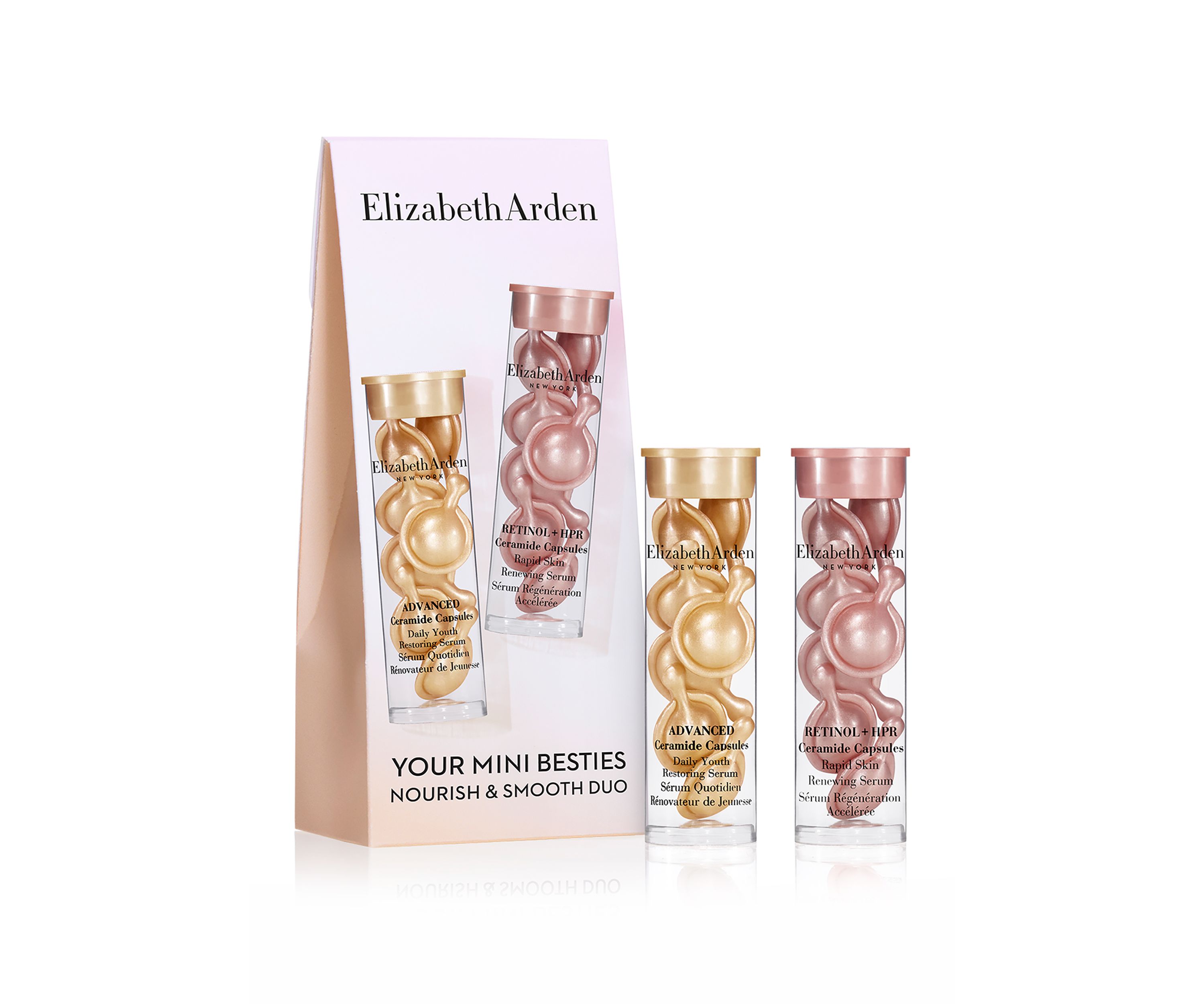 Mini Besties Advanced Ceramide and Retinol + HPR Face Serum Capsules Set