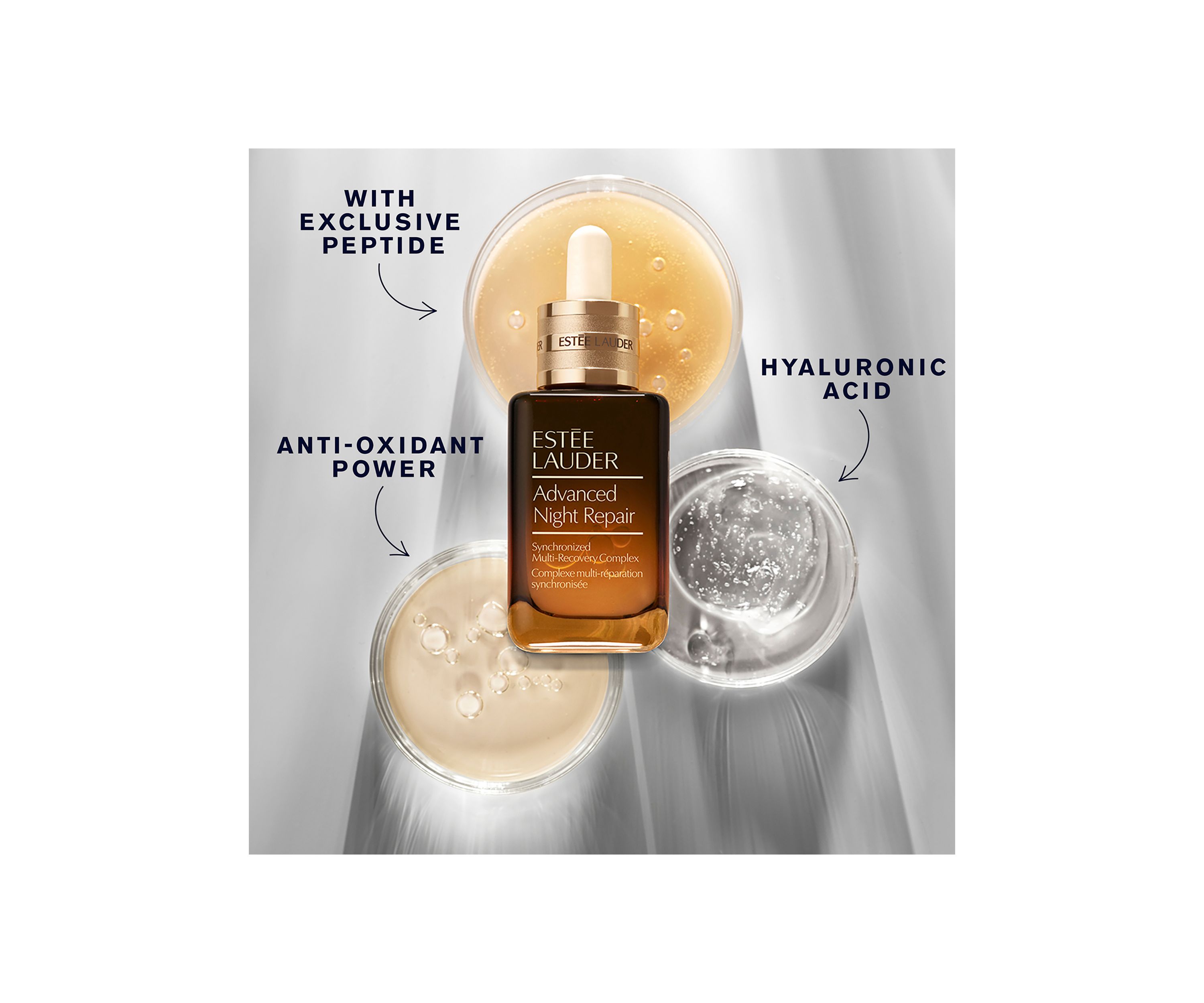 Advanced Night Repair Synchronized Multi-Recovery Complex Serum with Hyaluronic Acid & Peptides