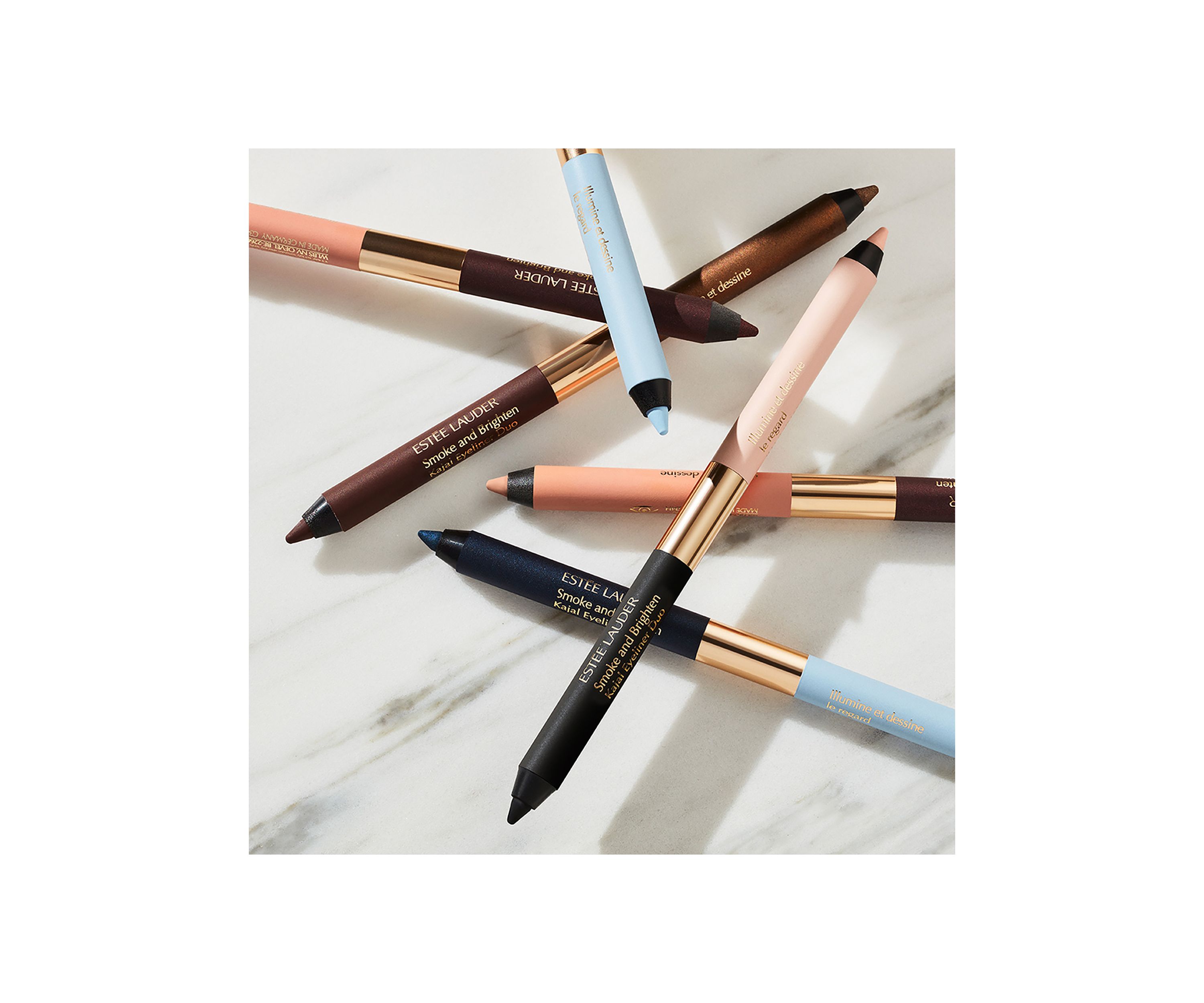 Smoke and Brighten Long-Lasting Waterproof Kajal Eyeliner Duo