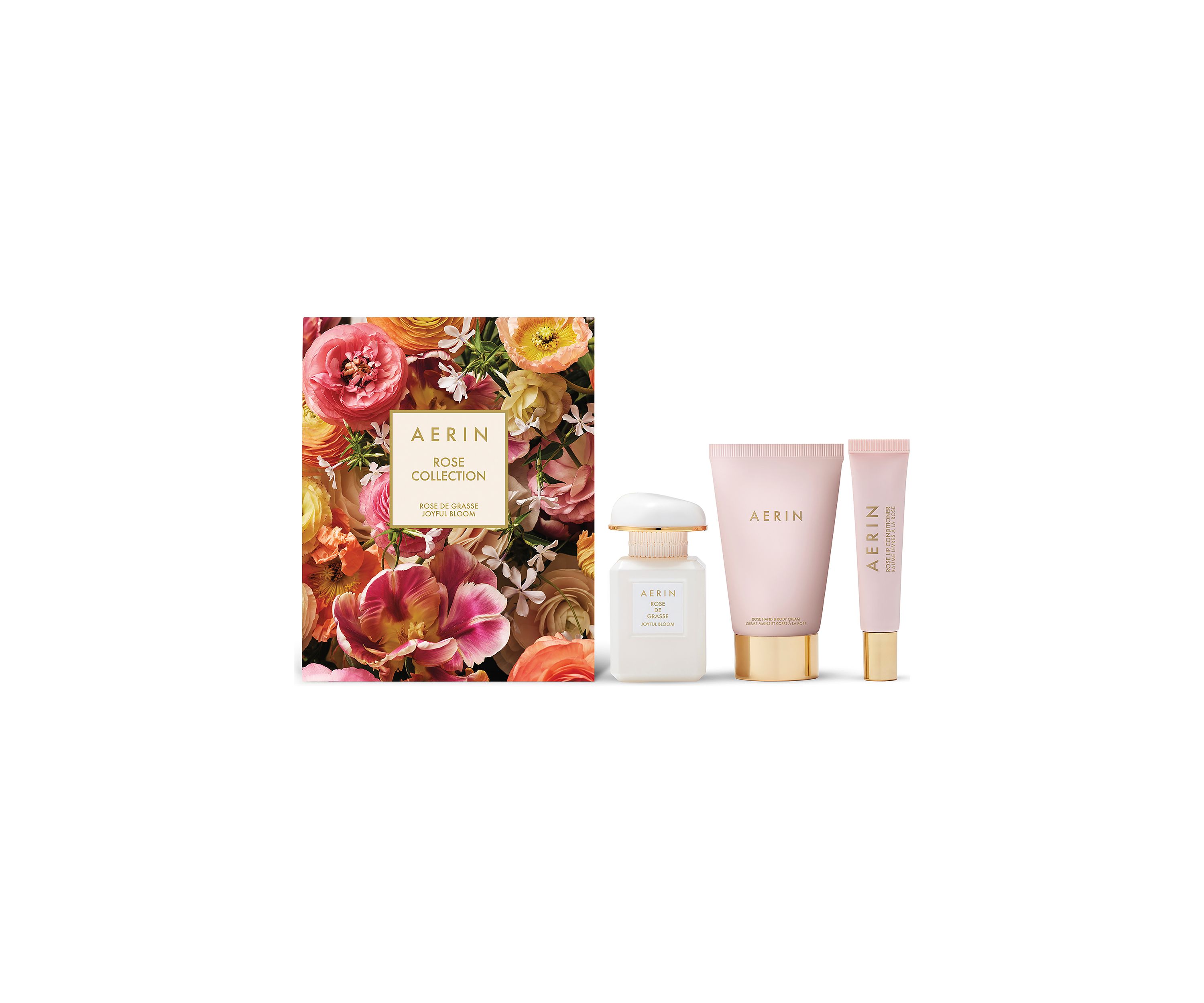 AERIN Rose de Grasse Joyful Bloom Beauty Essentials Set - $232 Value!