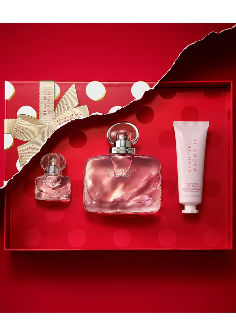 Beautiful Magnolia Favorites Trio Fragrance Gift Set - $148 Value!