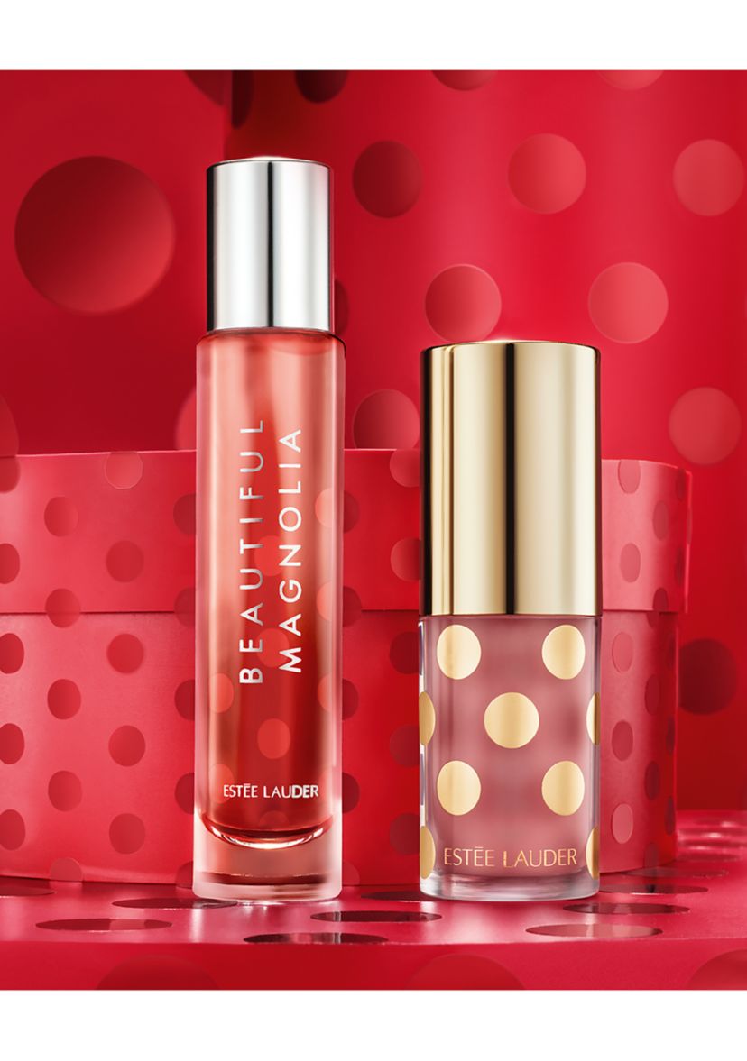 Beautiful Magnolia Joyful Lip Oil + Perfume Gift Duo Fragrance Set - $76 Value!