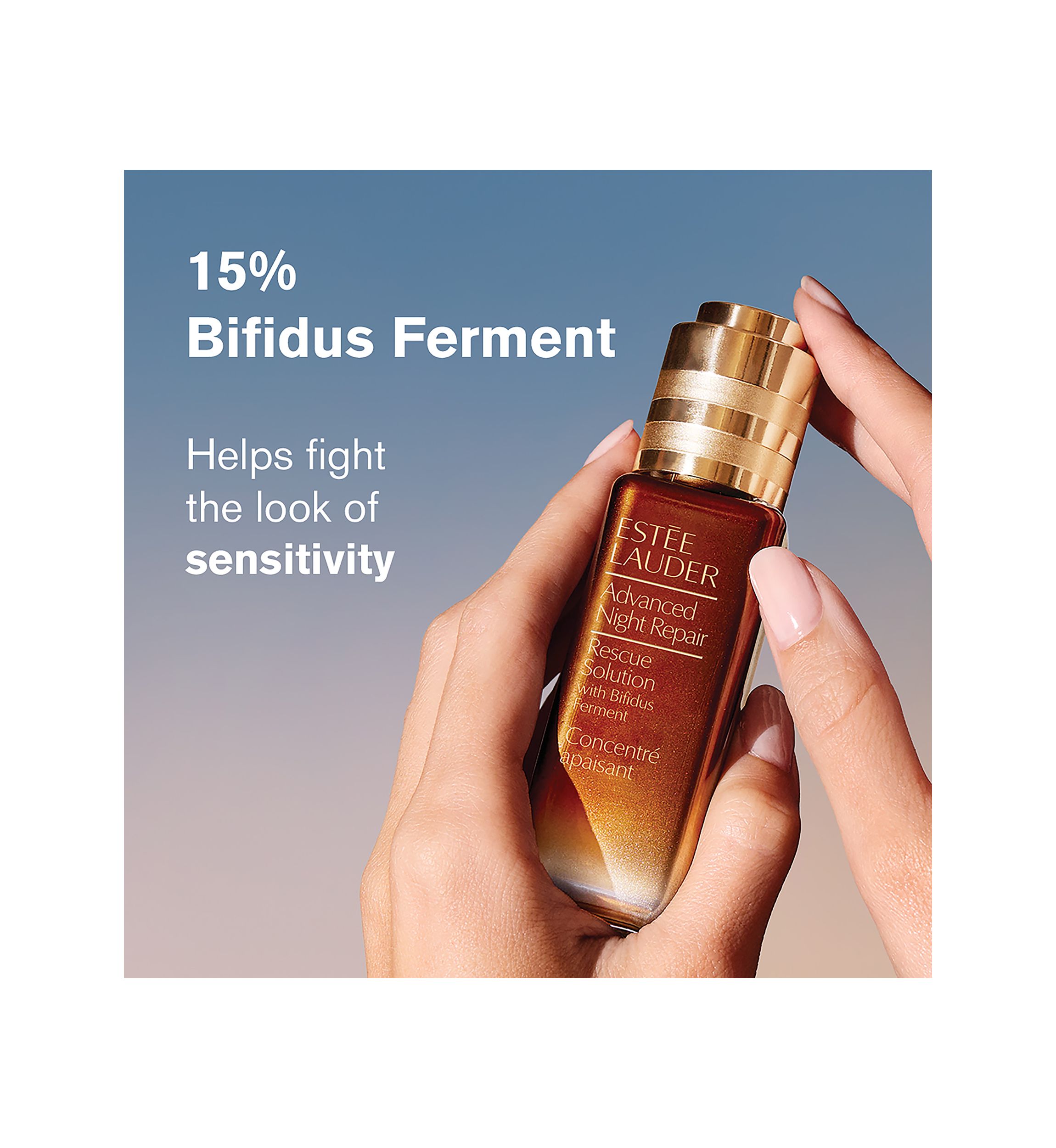 Advanced Night Repair Rescue Solution Serum with 15% Bifidus Ferment