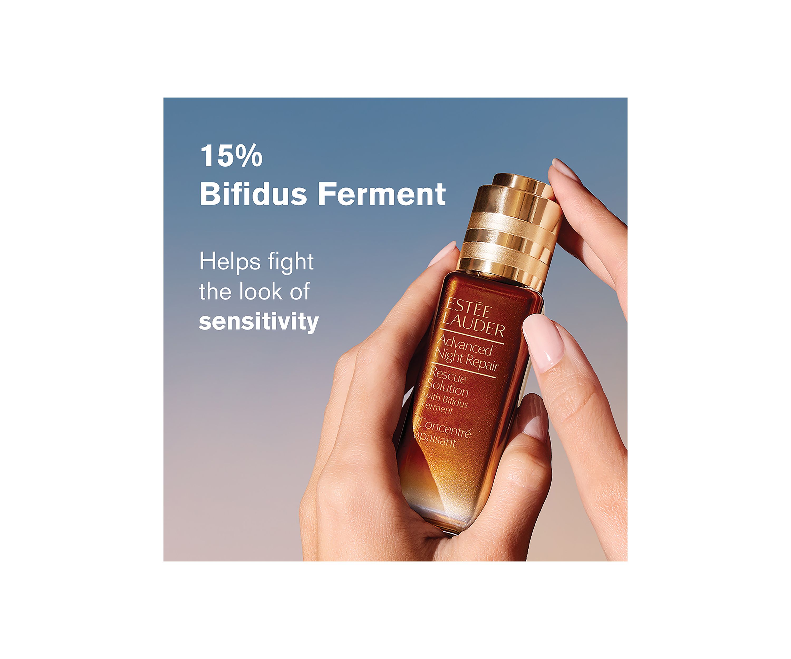 Advanced Night Repair Rescue Solution Serum with 15% Bifidus Ferment