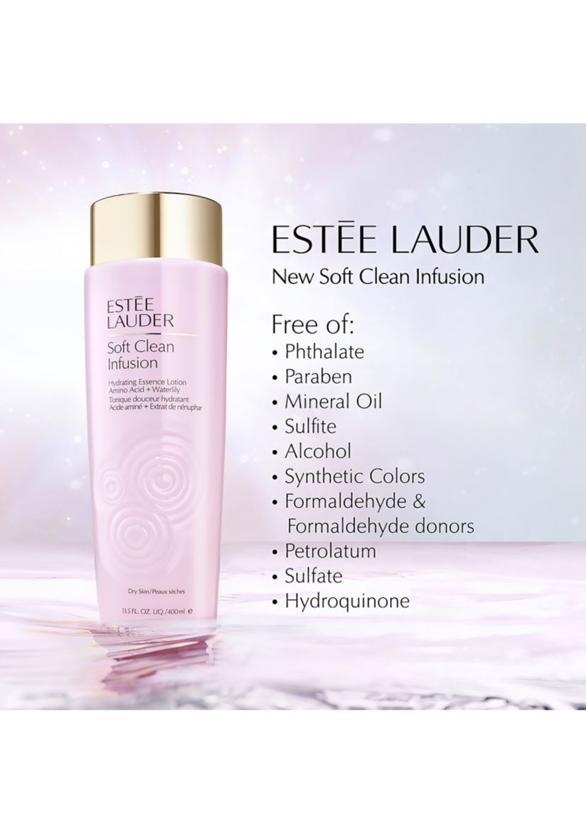 Soft Clean Infusion Hydrating Skin Essence Face Lotion with Amino Acid + Waterlily