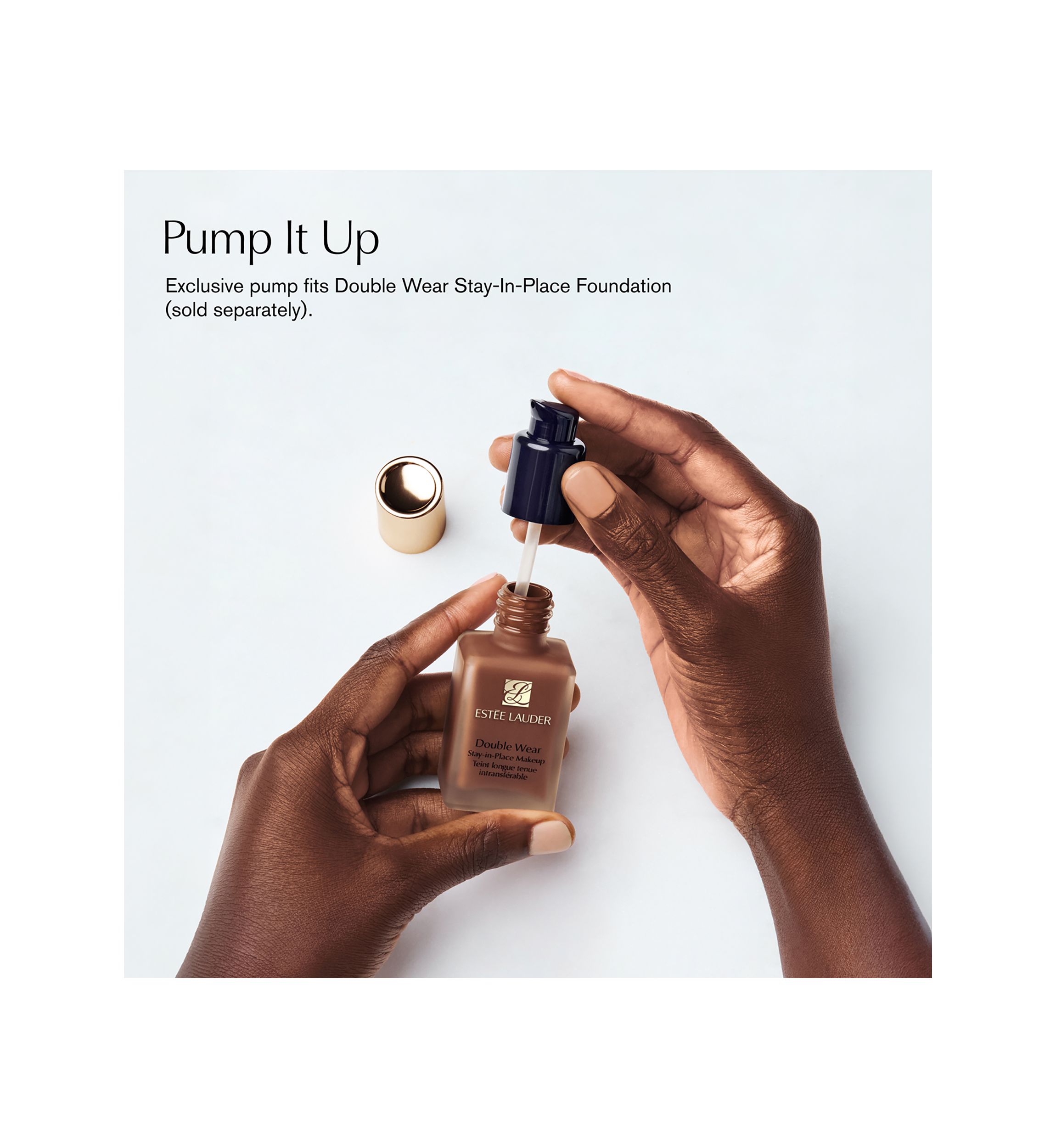 Double Wear Foundation Makeup Pump 