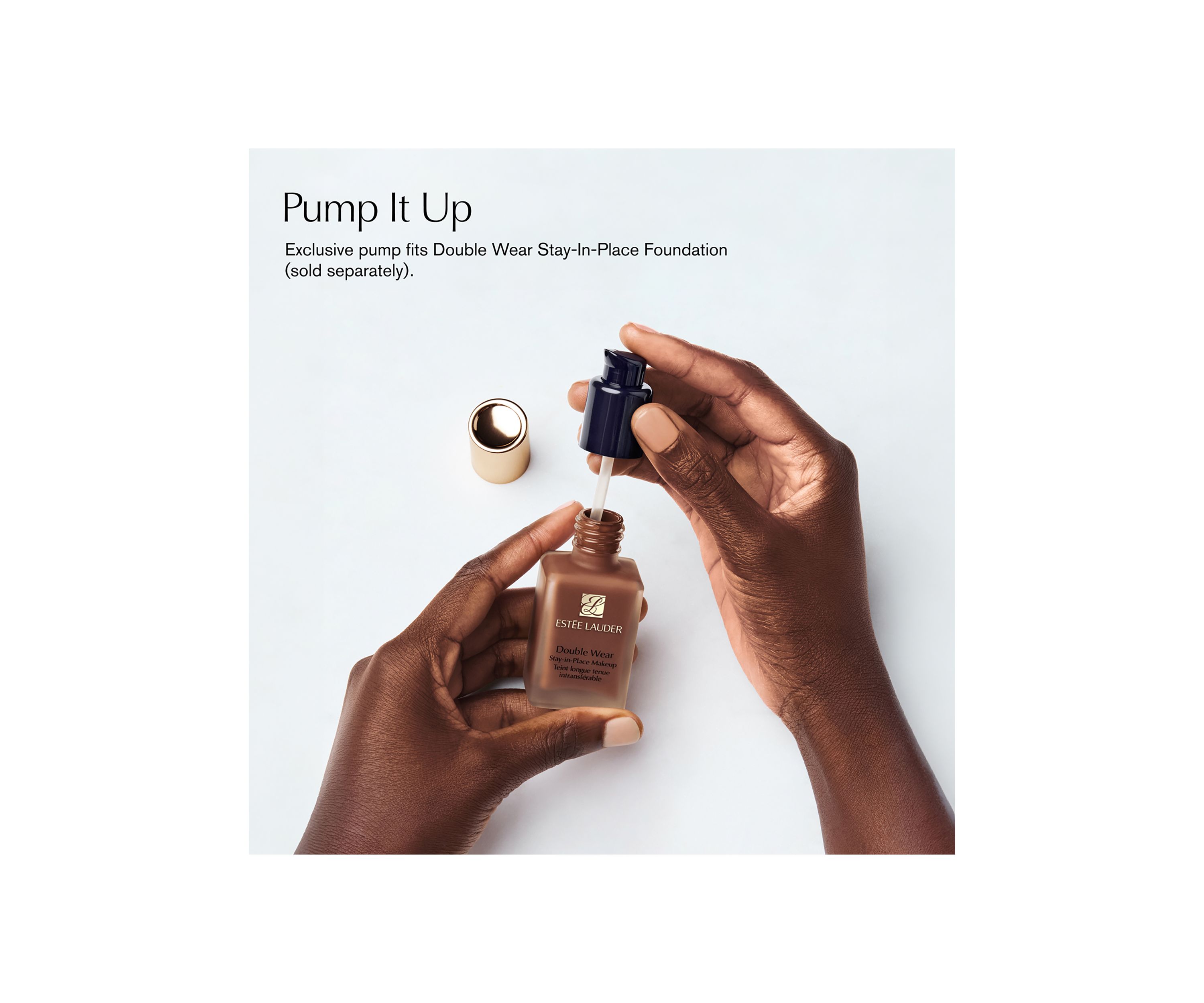Double Wear Foundation Makeup Pump 