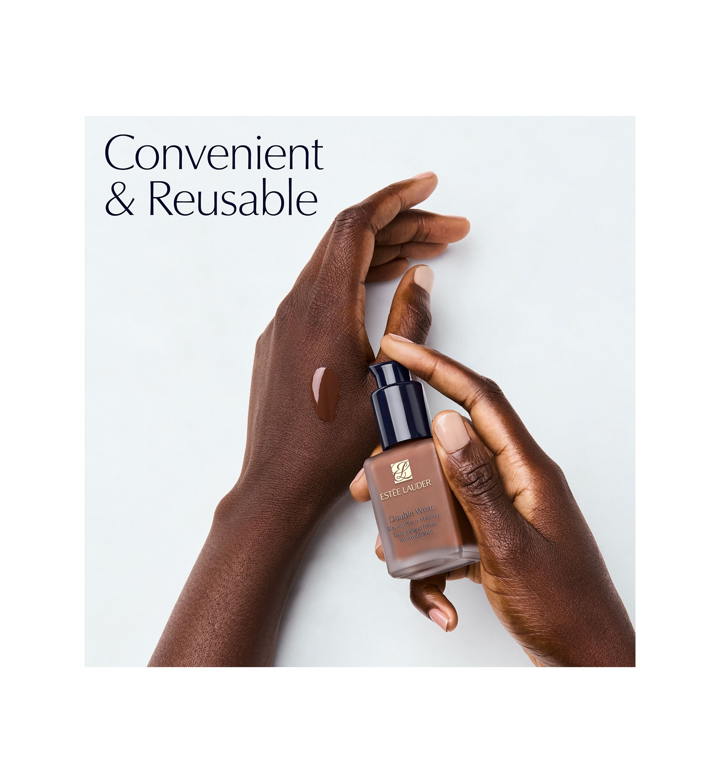 Double Wear Foundation Makeup Pump 