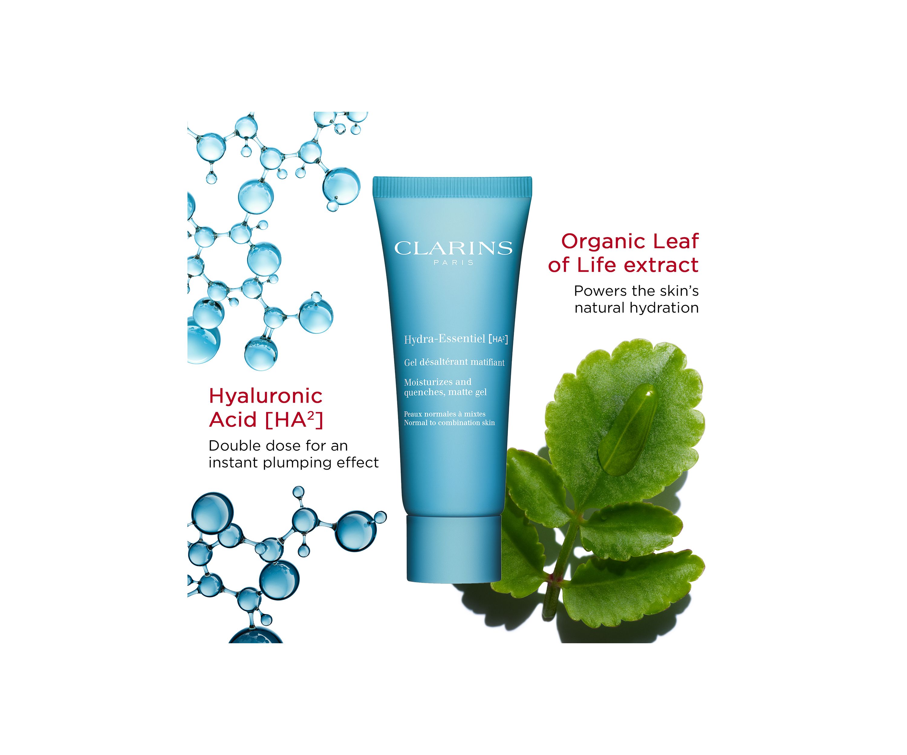 Hydra-Essentiel Matte Gel Moisturizer with Double Hyaluronic Acid
