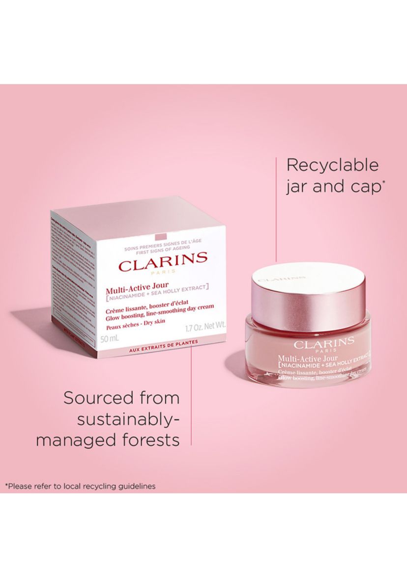 Multi-Active Day Moisturizer for Lines, Pores, Glow with Niacinamide, Dry Skin