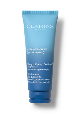 Clarins Hydra-Essentiel Hydrating Mask with Double Hyaluronic Acid, 2.6 Ounces