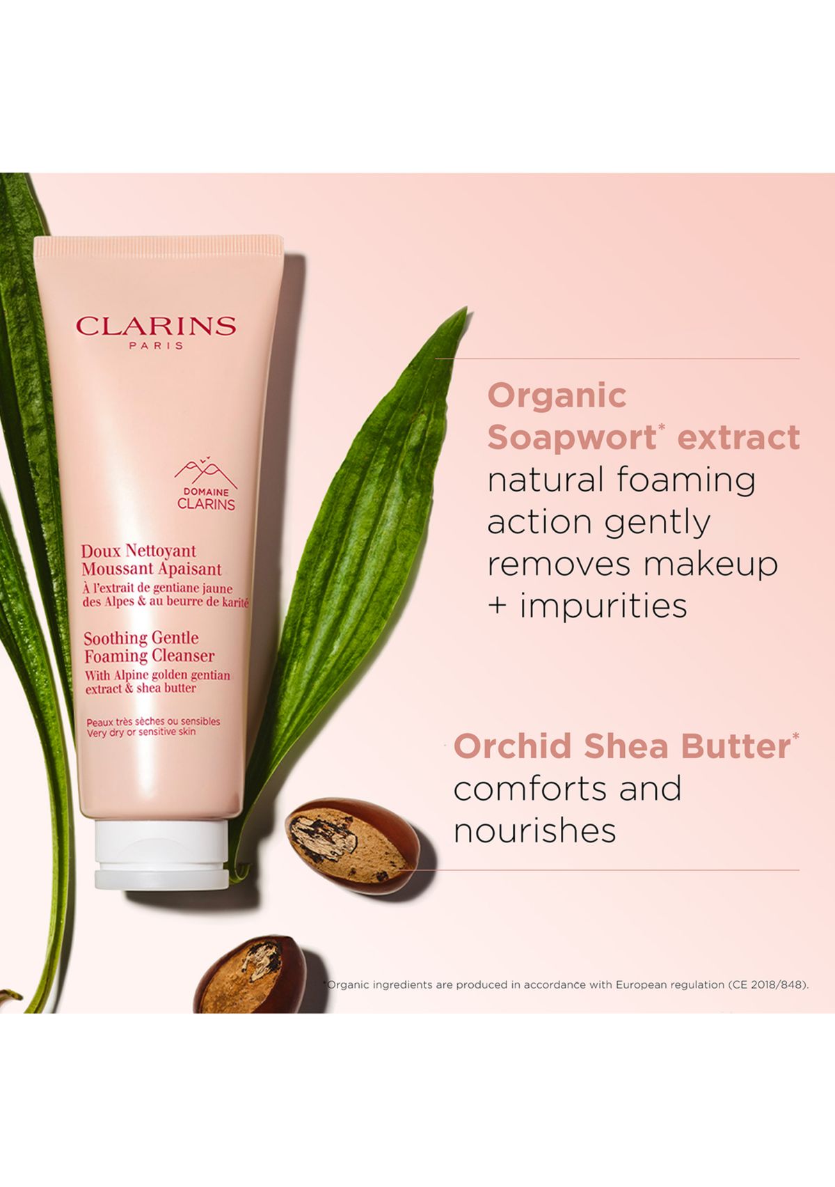 Soothing Gentle Foaming Face Cleanser with Shea Butter