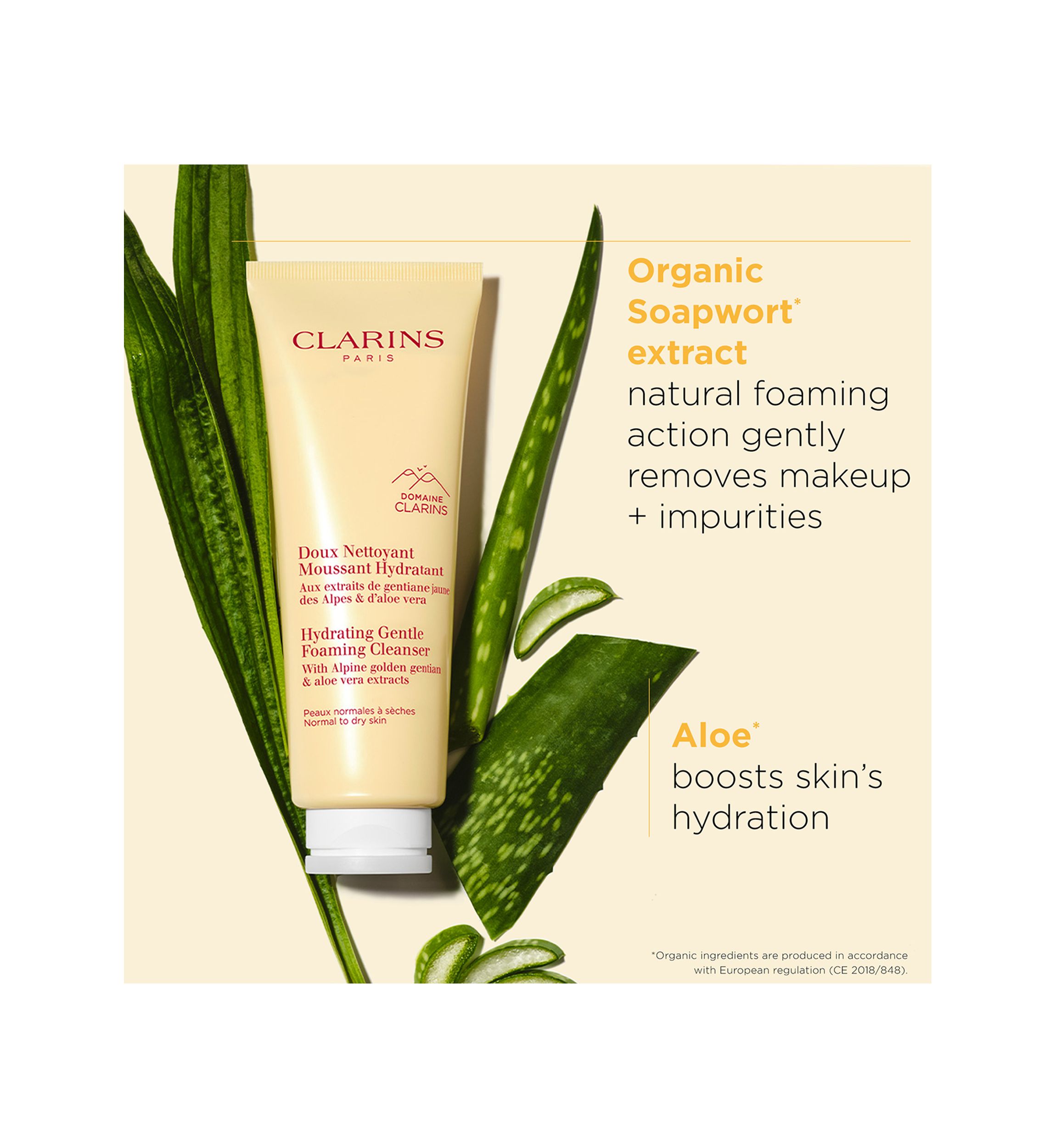 Hydrating Gentle Foaming Face Cleanser with Aloe Vera