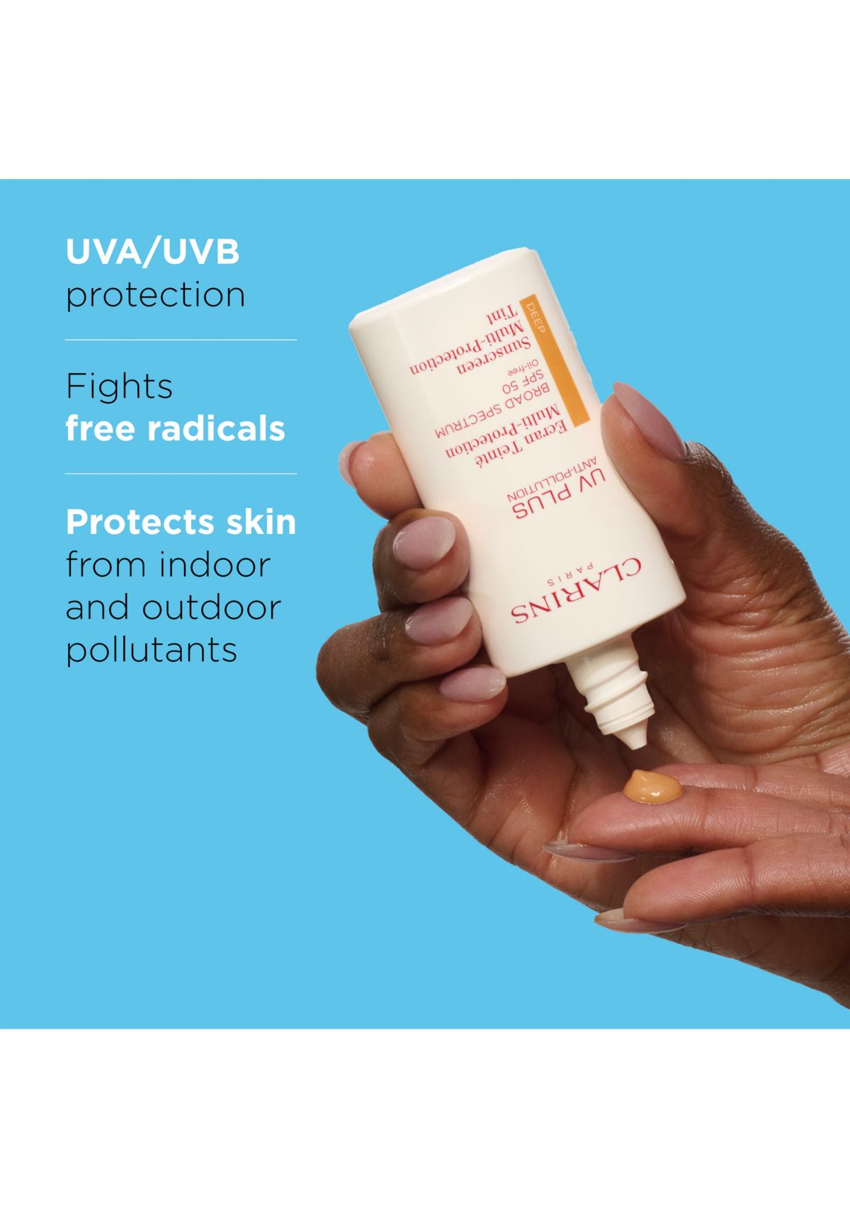 UV Plus Anti Pollution Antioxidant Tinted Face Sunscreen SPF 50