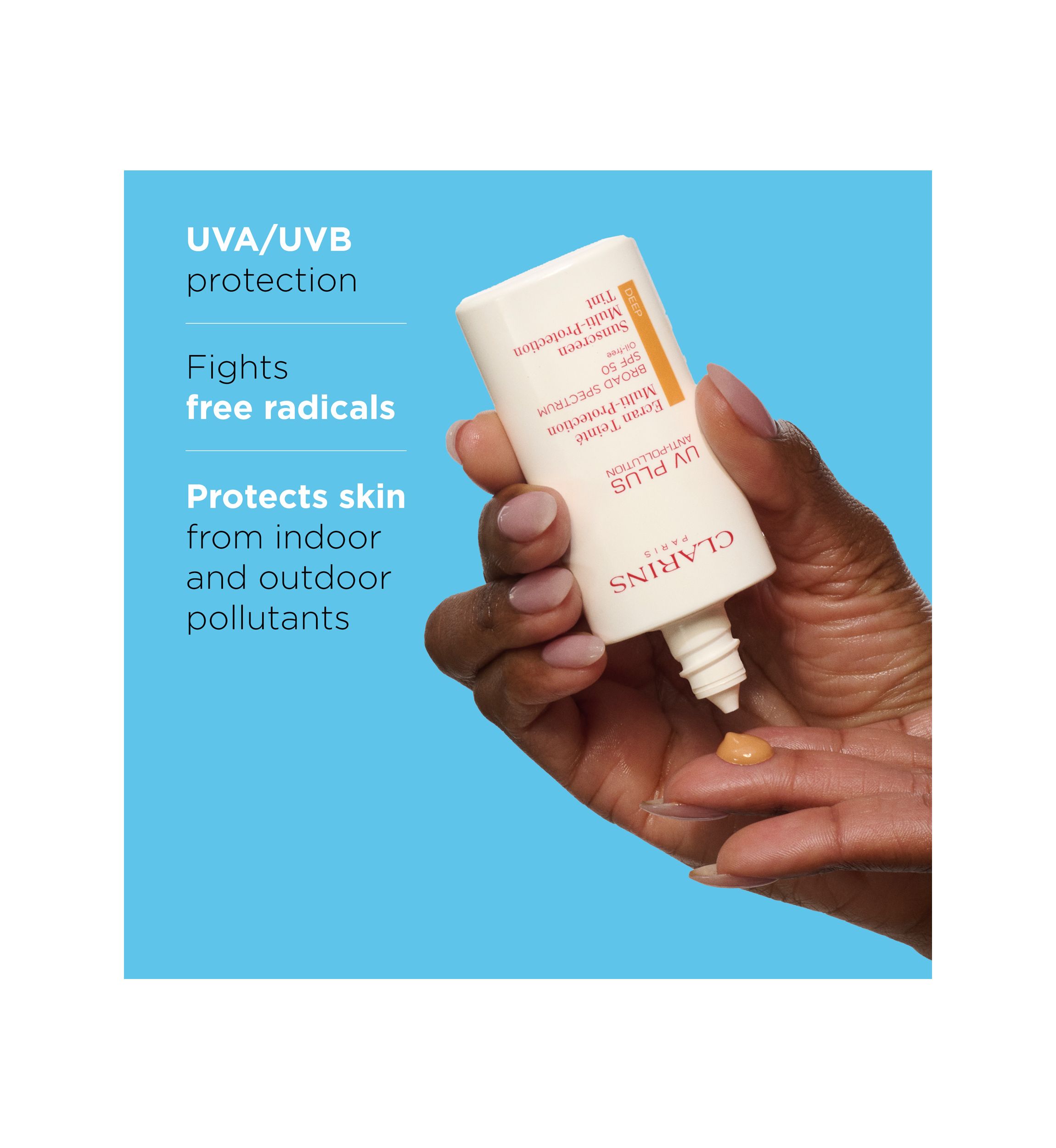 UV Plus Anti Pollution Antioxidant Tinted Face Sunscreen SPF 50