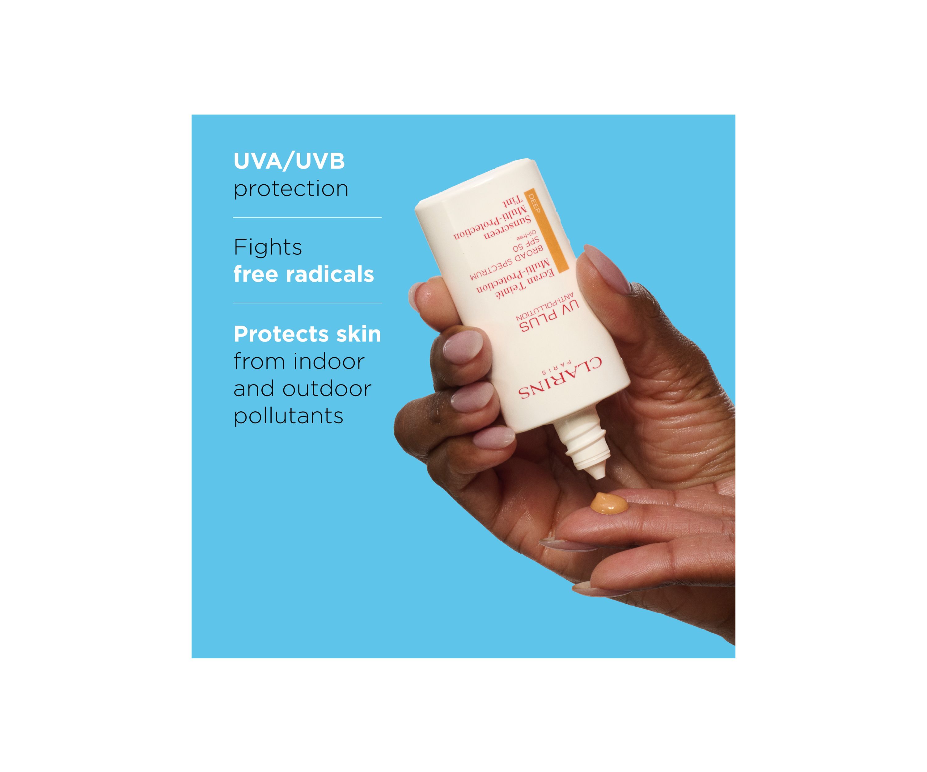 UV Plus Anti Pollution Antioxidant Tinted Face Sunscreen SPF 50