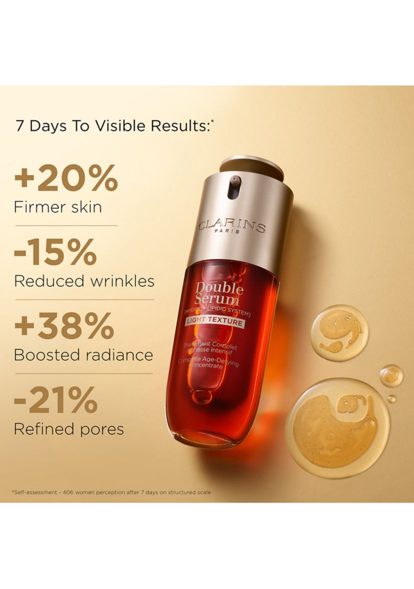 DOUBLE SERUM® Light Texture To Firm, Boost Radiance & Refine Pores