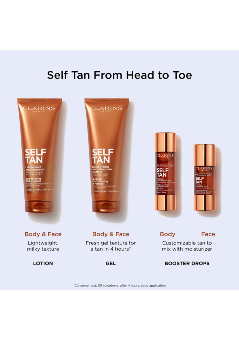 Clarins Self-Tanning Gel Face & Body Tanner | Belk
