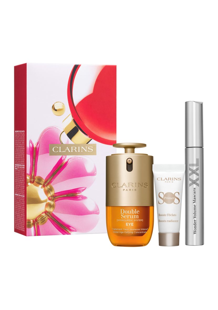 Clarins DOUBLE SERUM® Eye Brightening & Depuffing Gift Set | Belk