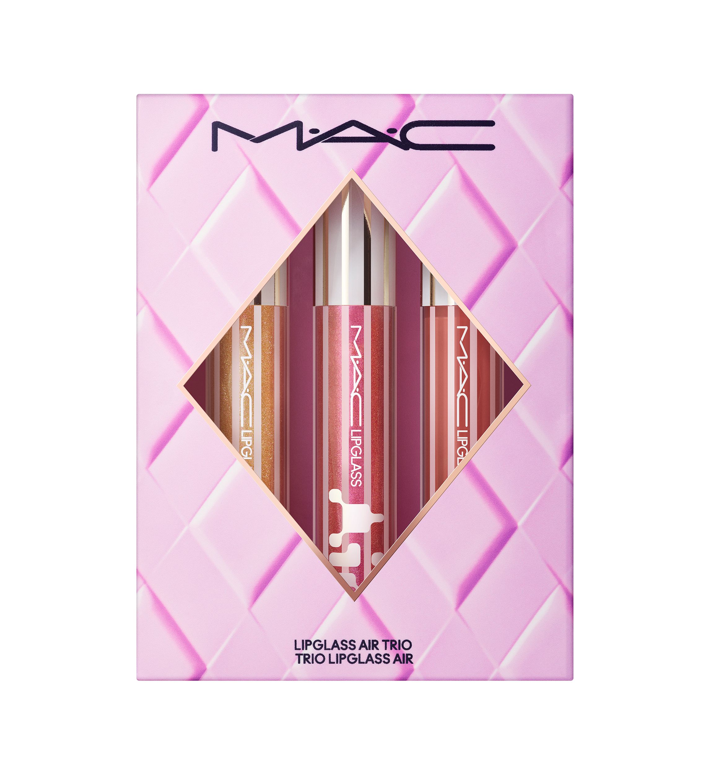 Lipglass Air Non-Sticky Lip Gloss Trio Set