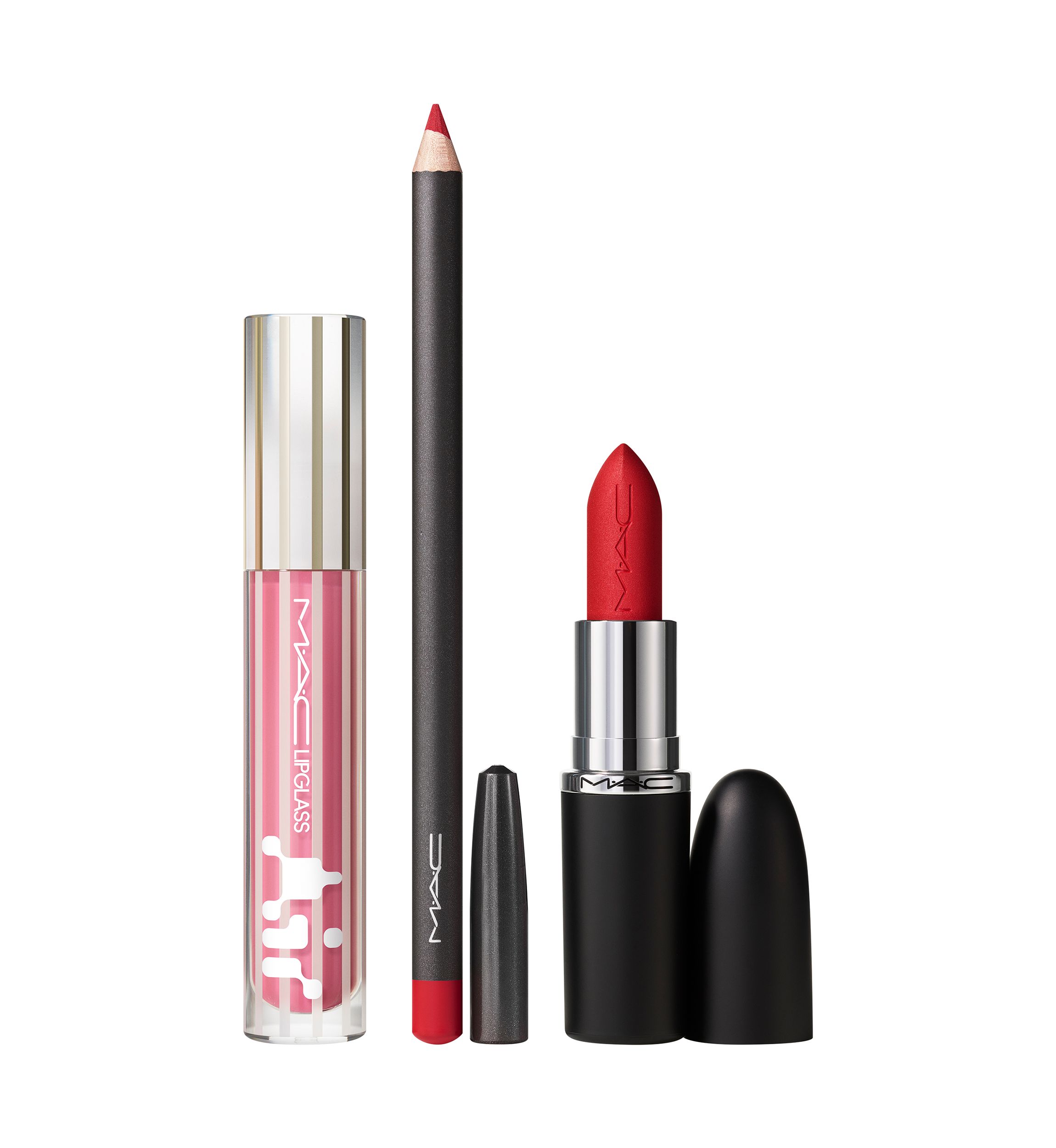 Matte Lipstick + Lip Gloss + Lip Liner Gift Set