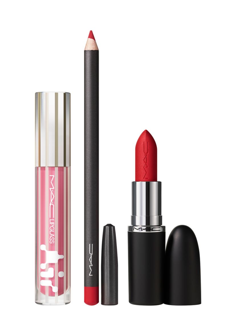 Matte Lipstick + Lip Gloss + Lip Liner Gift Set