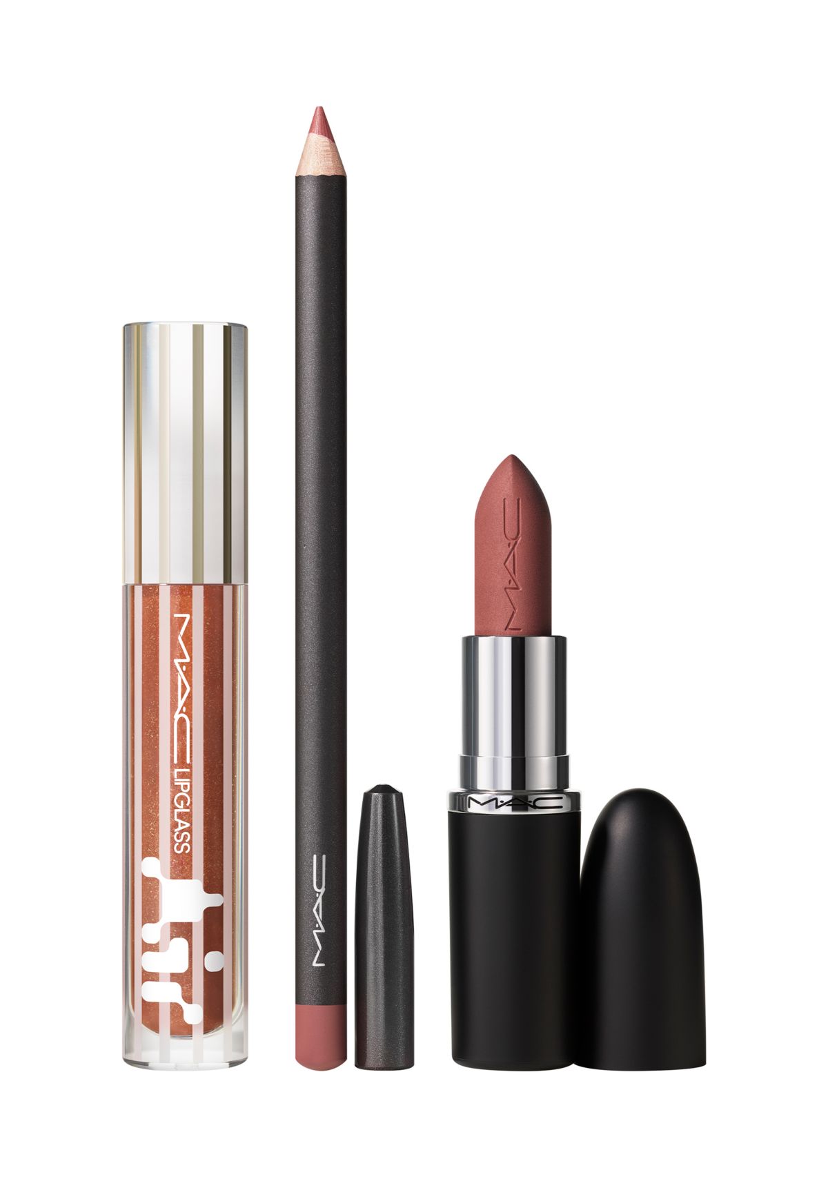Matte Lipstick + Lip Gloss + Lip Liner Gift Set