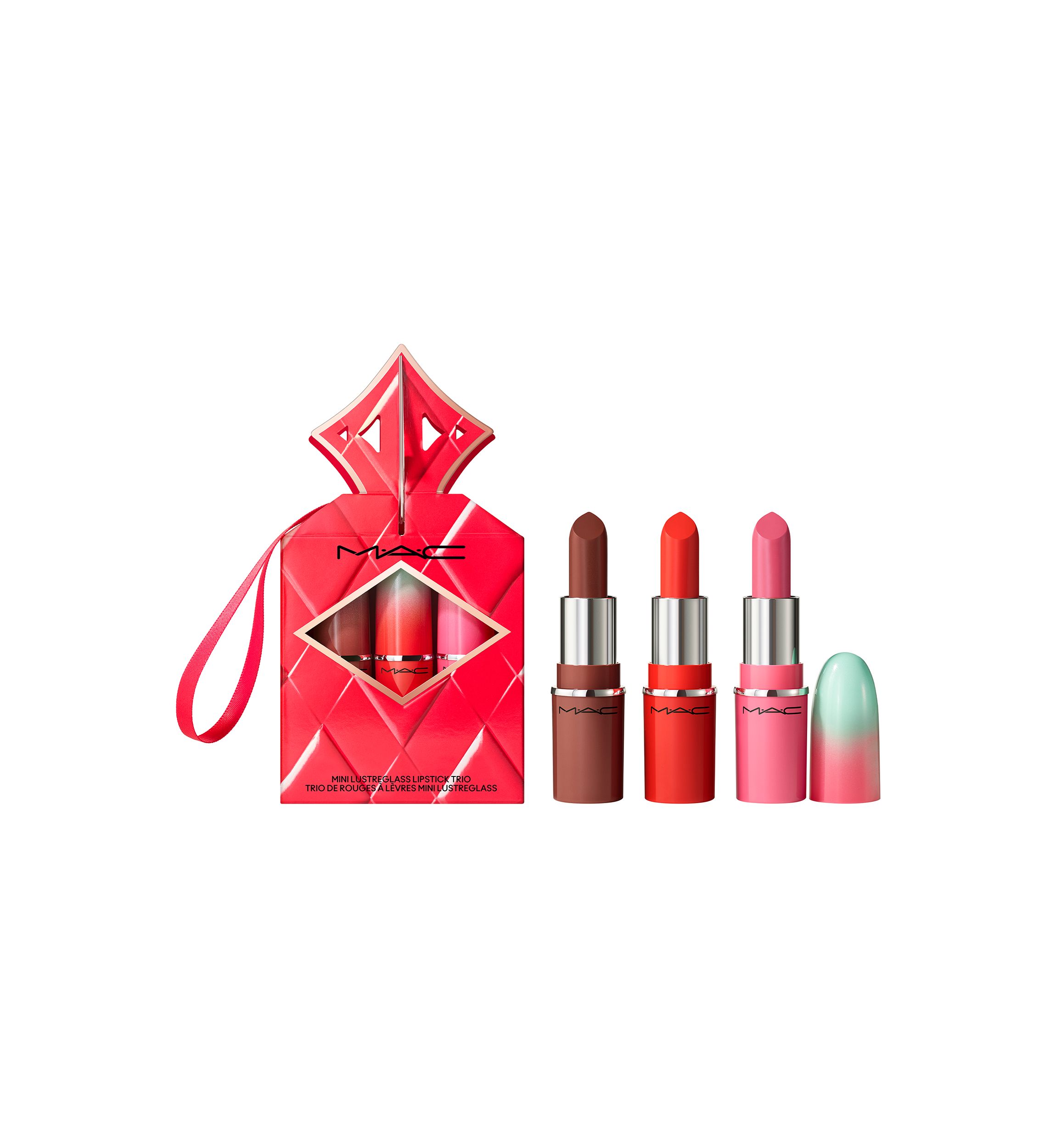3-Piece Mini Lustreglass Shine Lipstick Gift Set