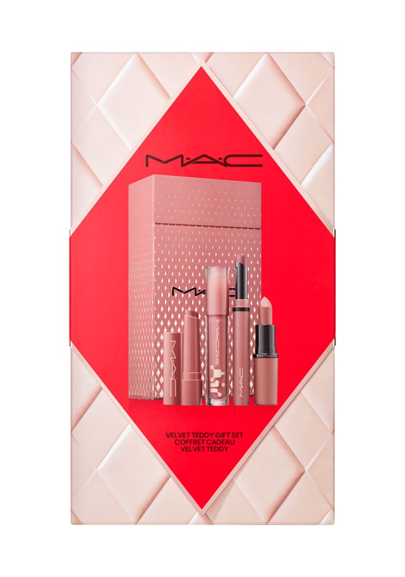 Velvet Teddy Gift Set