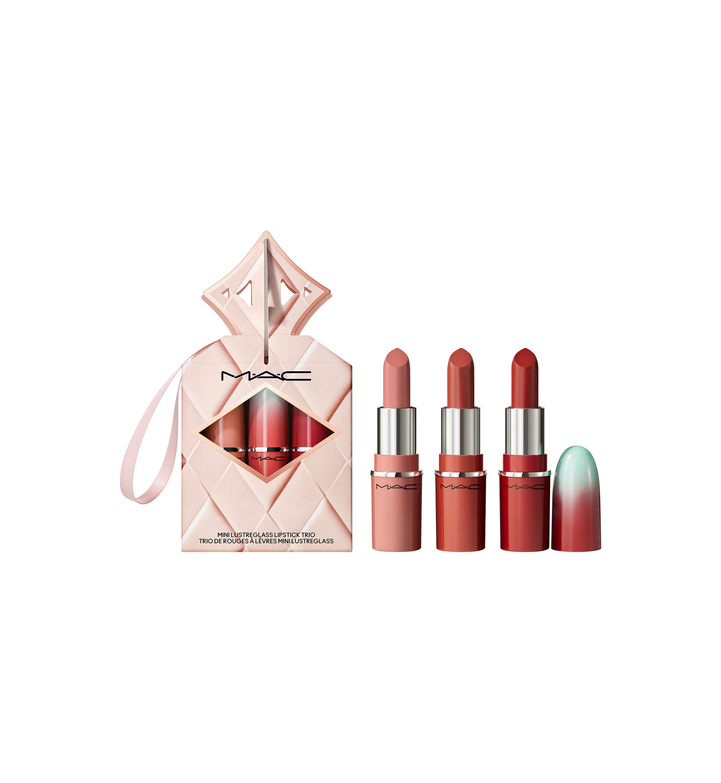 3-Piece Mini Lustreglass Shine Lipstick Gift Set