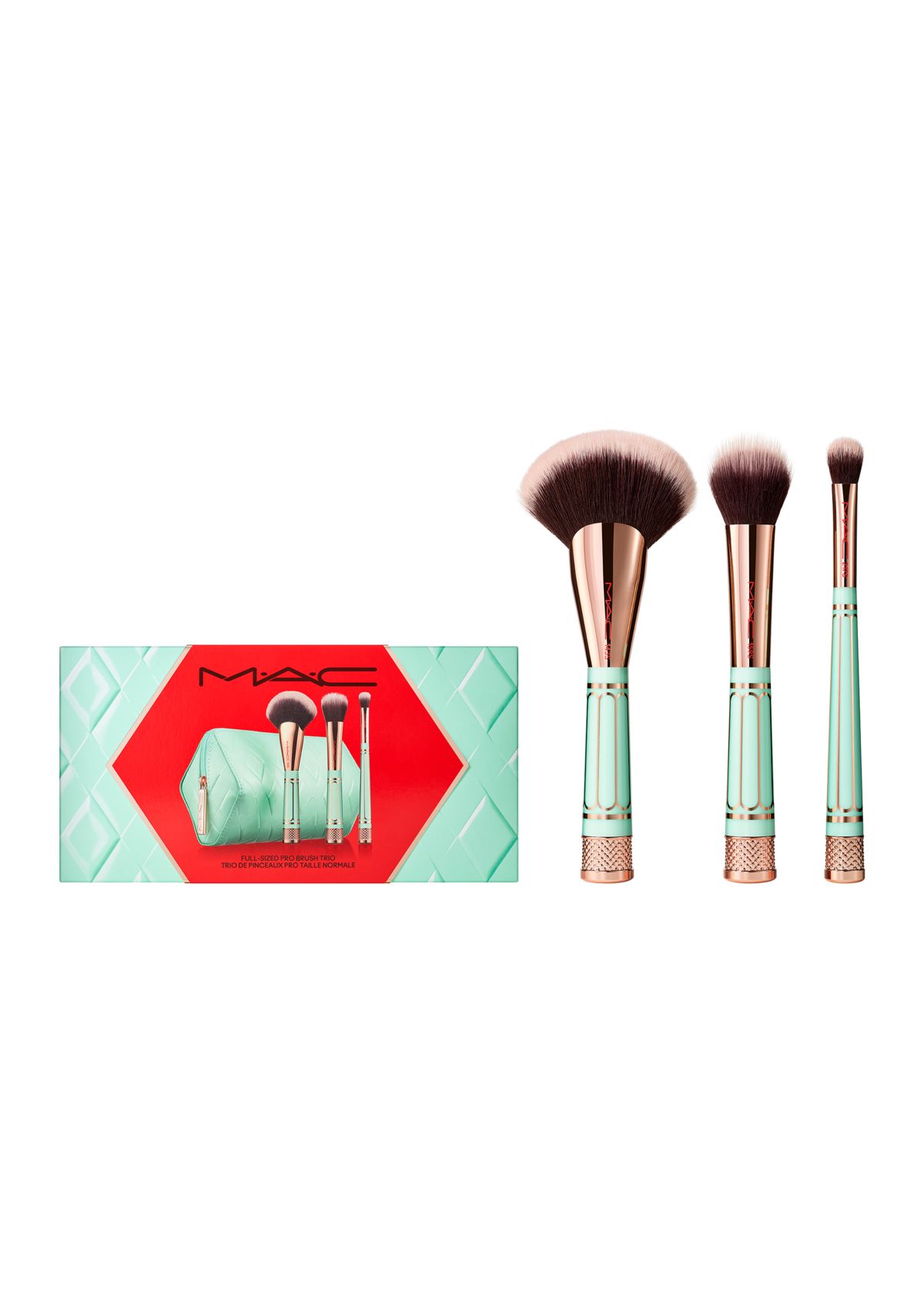 3-Piece Makeup Brush Holiday Gift Set