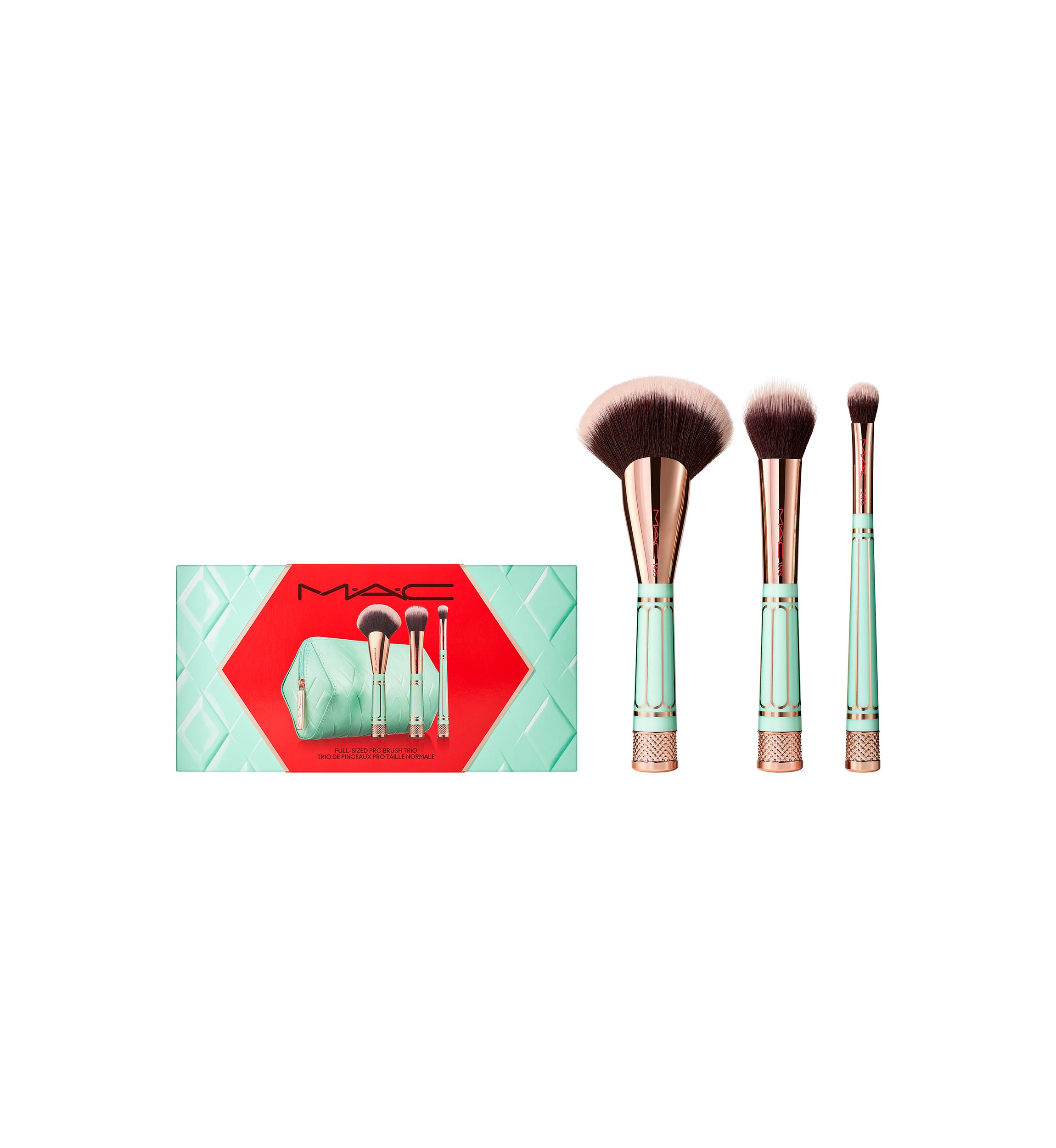 3-Piece Makeup Brush Holiday Gift Set