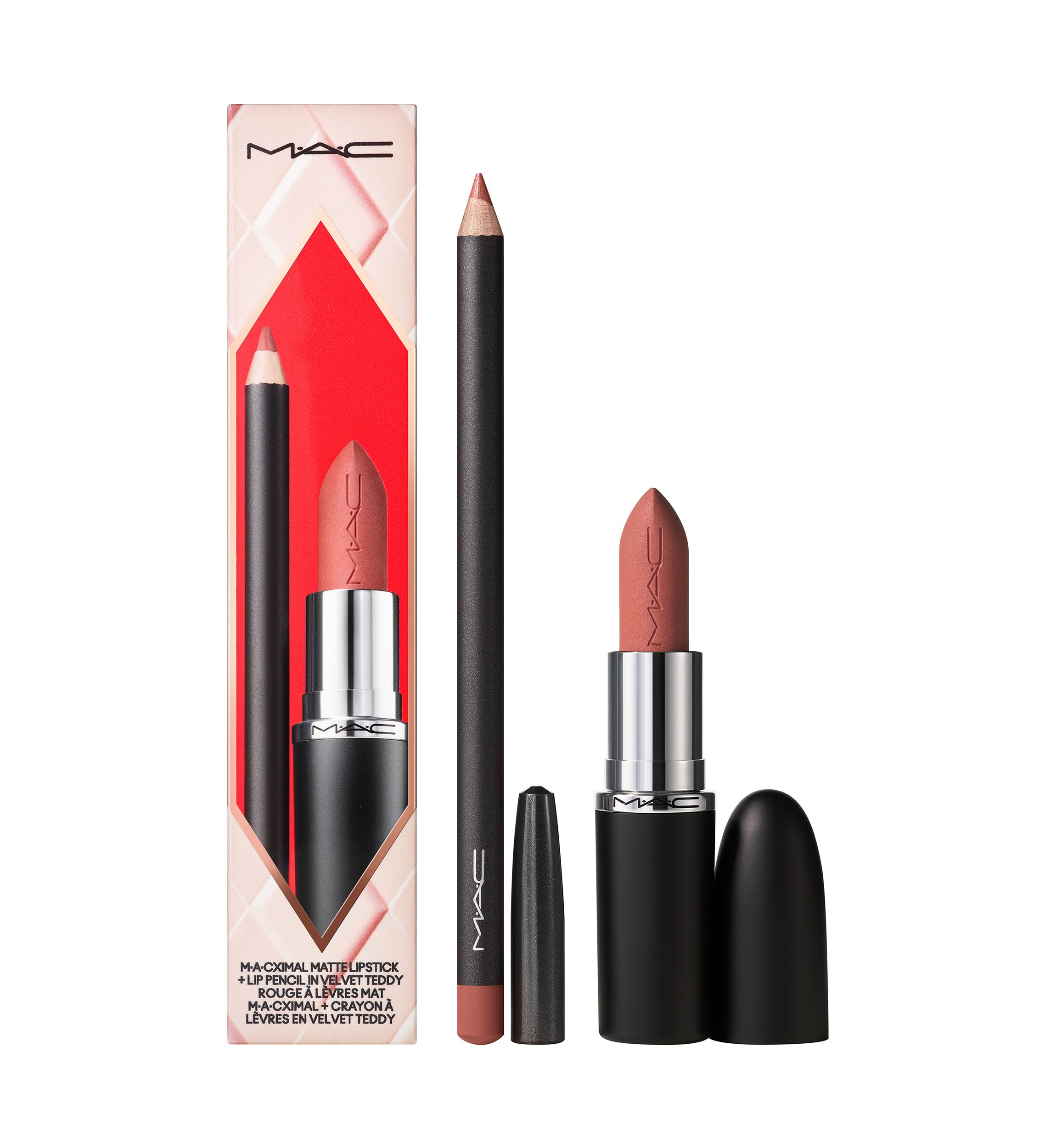 Velvet Teddy Lipstick & Lip Liner Gift Set