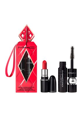 MAC Mini Lipstick + Mascara Makeup Gift Set | Belk