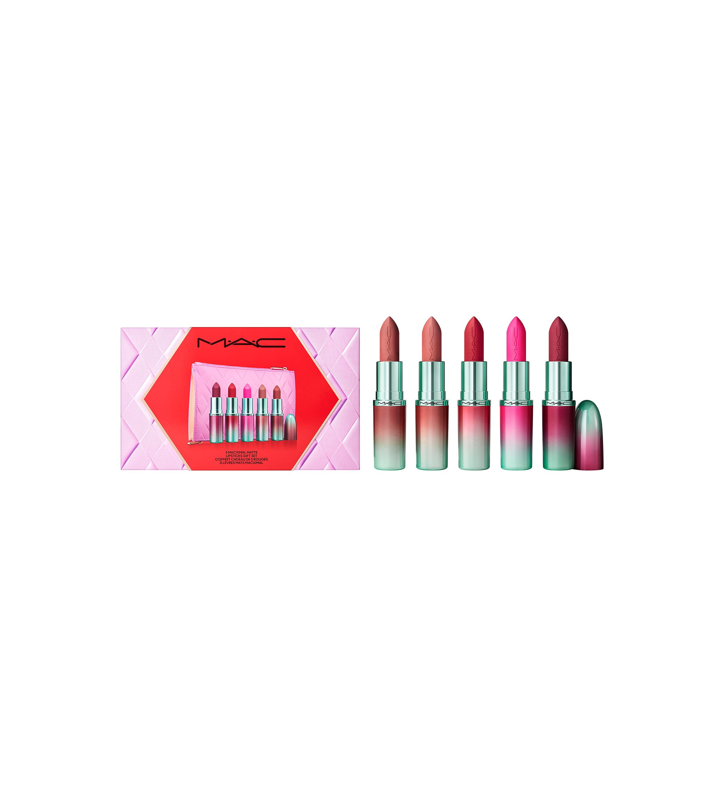 5-Piece Full-Size Matte Lipstick Gift Set