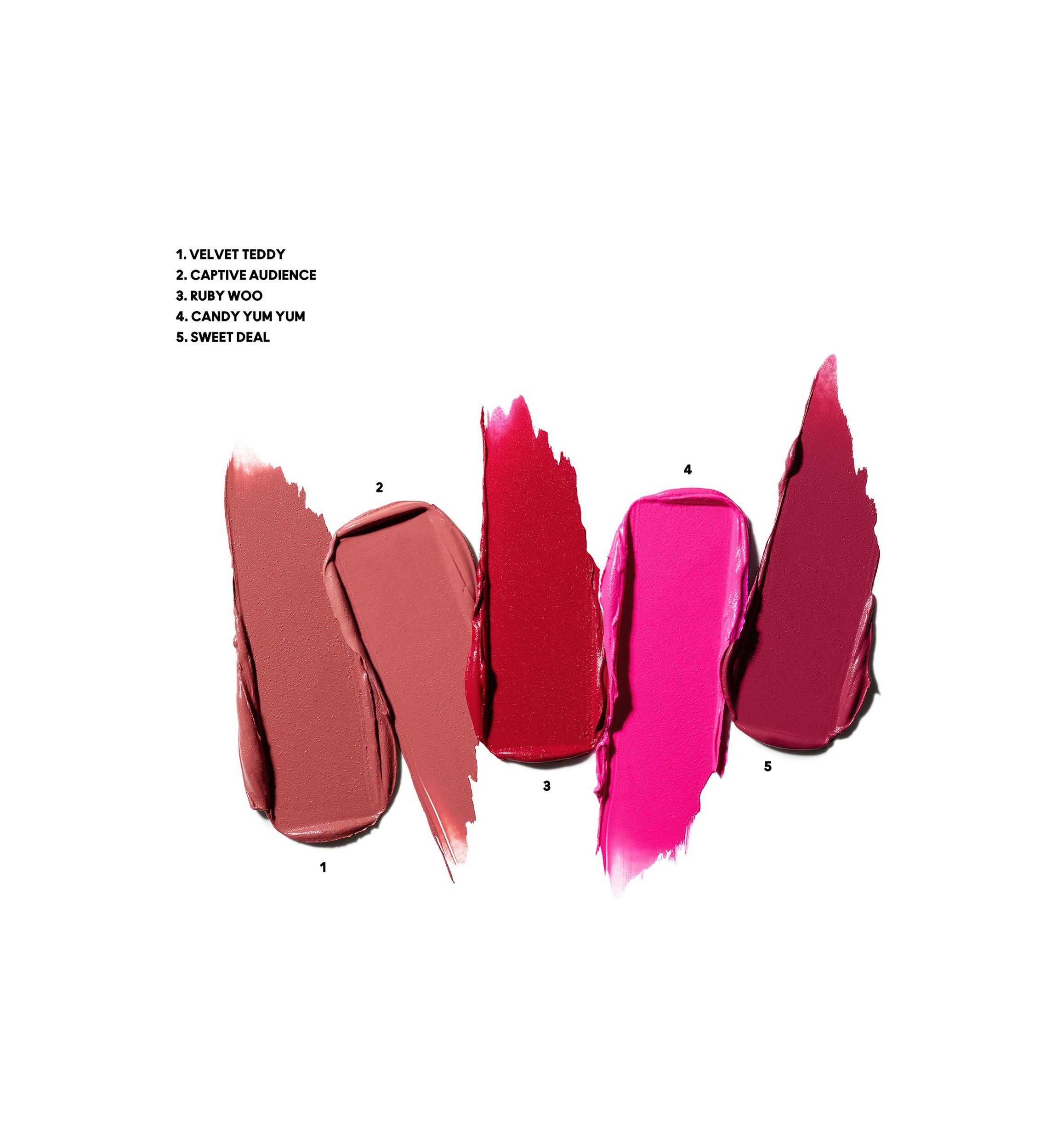 5-Piece Full-Size Matte Lipstick Gift Set
